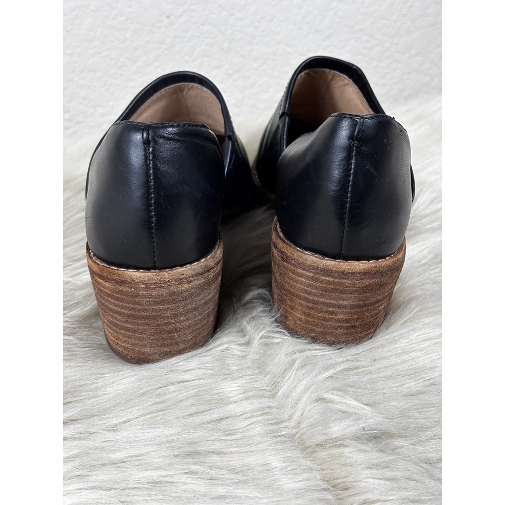Madewell Brady Bootie 8 Black Leather Ankle Boots Minimalist Chic Casual - Picture 5 of 7
